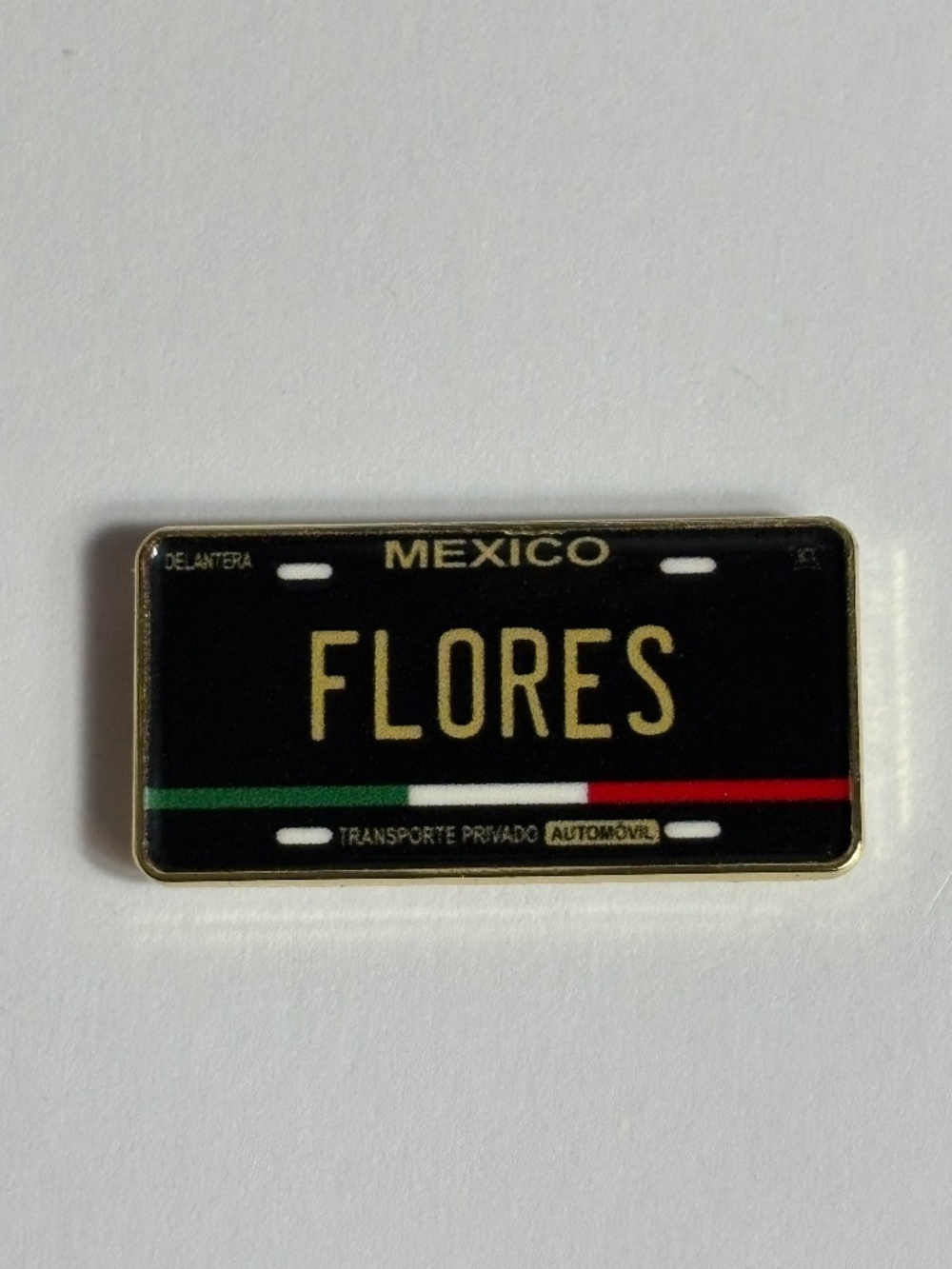 Mexico Flag Flores Name License Plate Hat Pin Pins Hats Fitted New Era Hatpin